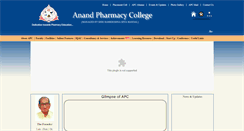 Desktop Screenshot of apc.ac.in