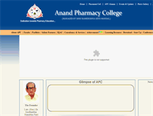 Tablet Screenshot of apc.ac.in